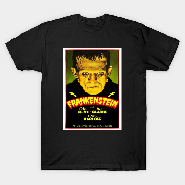 Frankenstein (1931) 4 T-Shirt by GardenOfNightmares